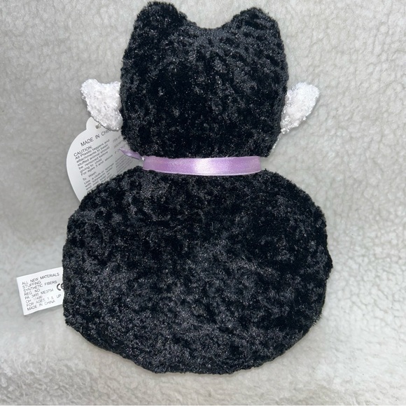 Kellytoy vampire plush Chenille black & white 9" vintage halloween - Picture 6 of 12